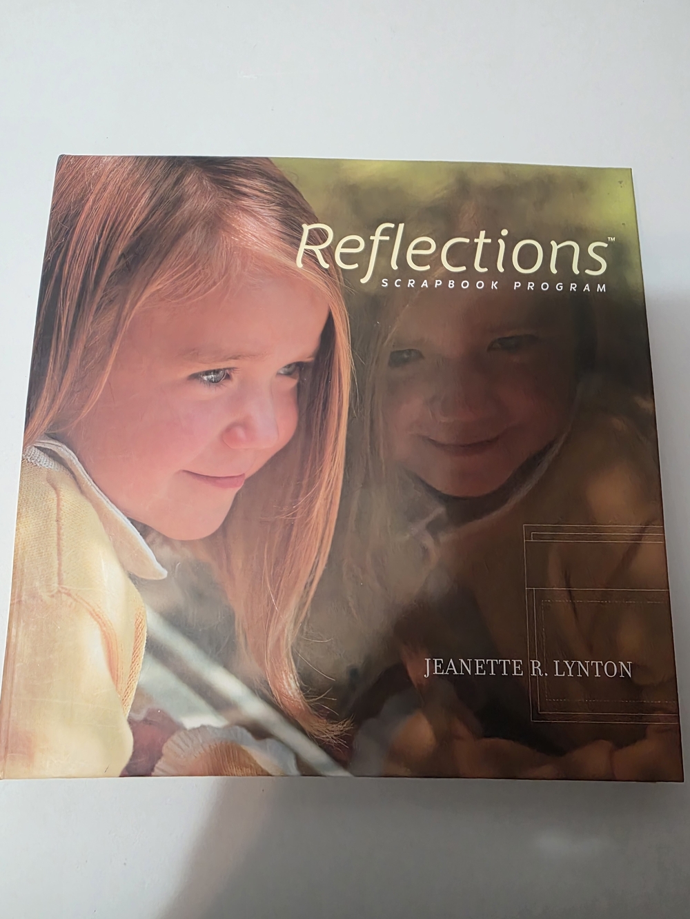 Reflections Scrapbook Program by Jeanette R. Lynton - Brown & Gold Cover